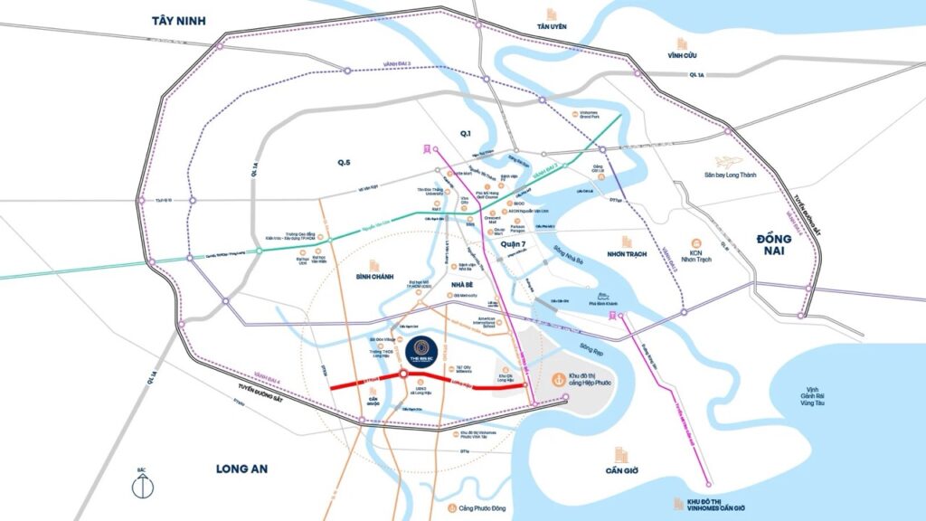 vị trí dự án the 826ec